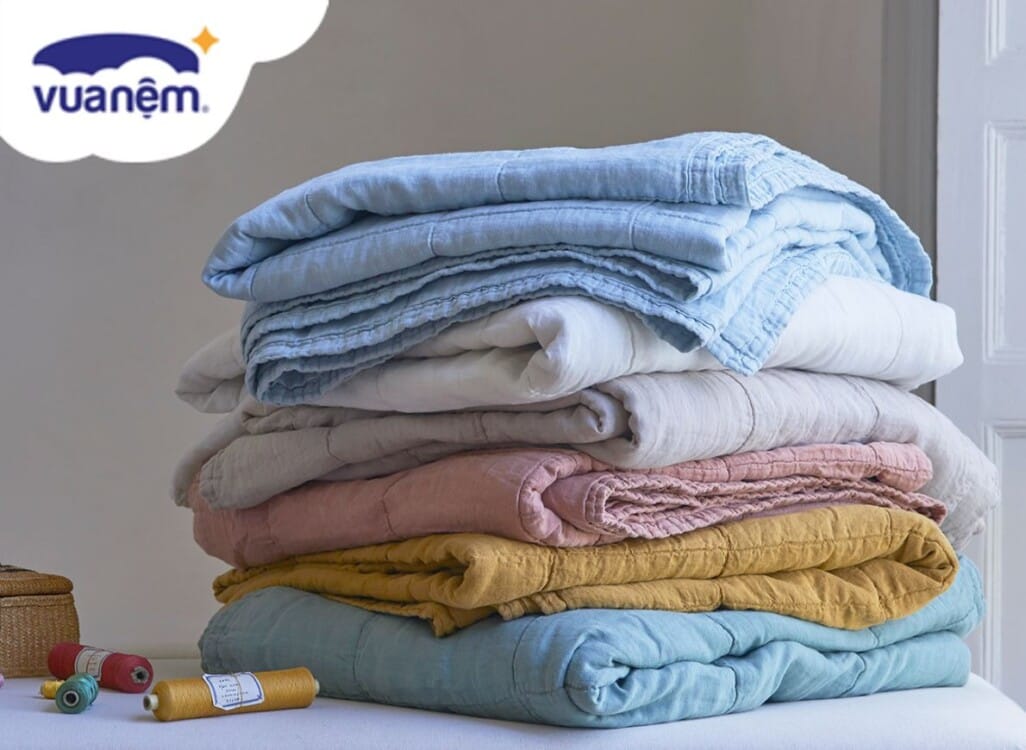 cách giặt chăn chần bông