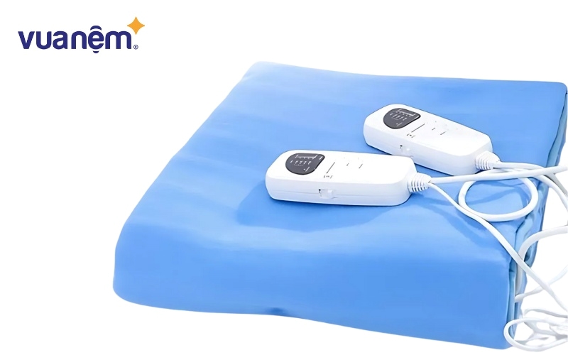 Chăn điện sưởi ấm Hàn Quốc Megalife S2 có 2 vùng nhiệt độc lập
