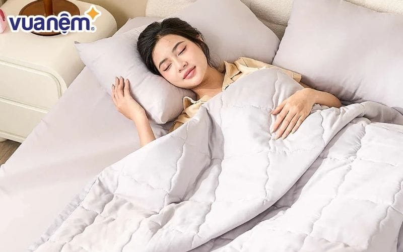 Chất liệu chăn ga ảnh hưởng trực tiếp đến cảm giác khi ngủ