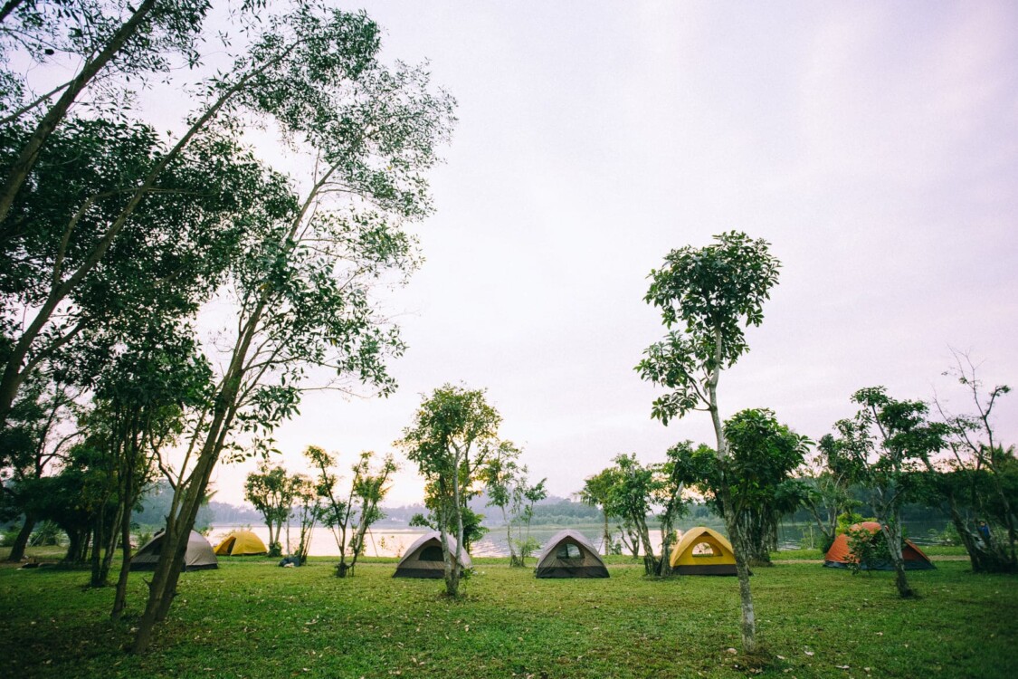 điểm cắm trại gần hà nội Camping sport Đồng Mô