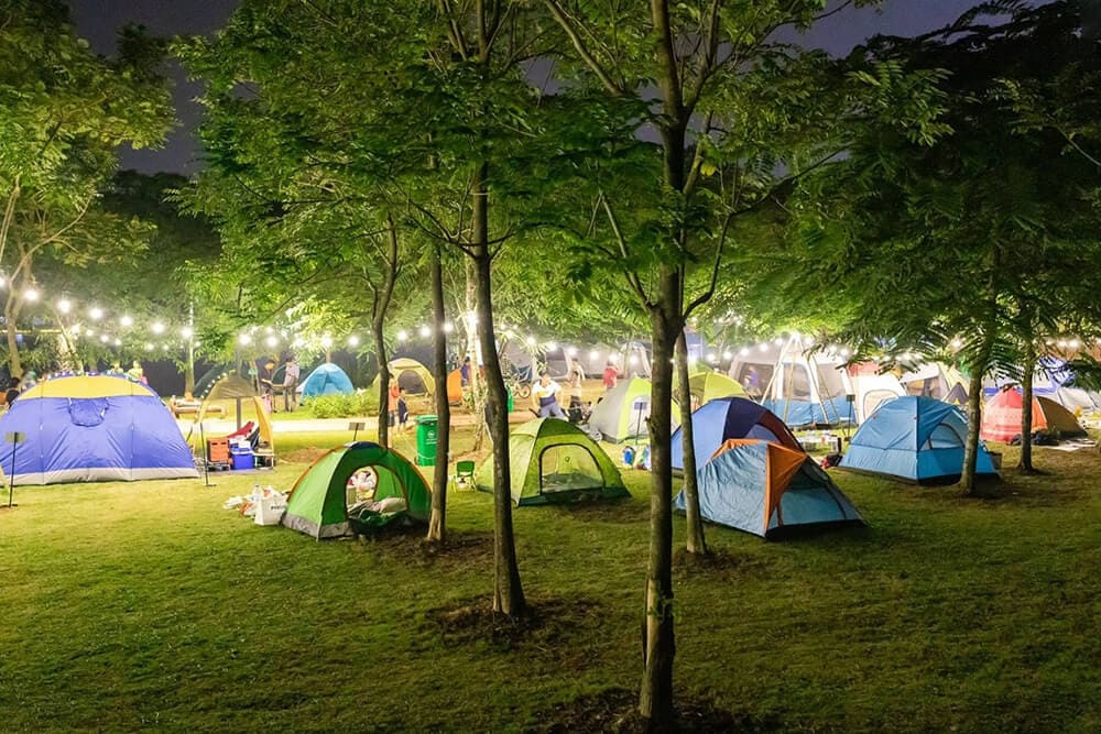 điểm cắm trại gần hà nội ecopark