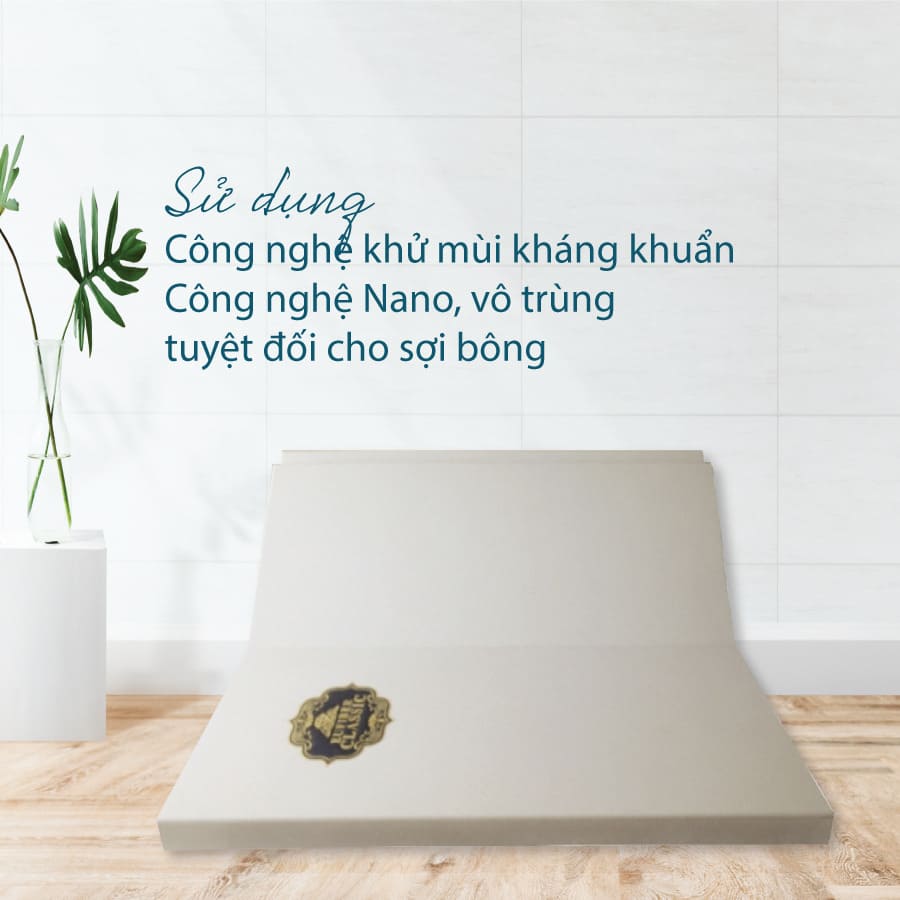 Nệm bông ép kim cương 1m Eufiber Classic