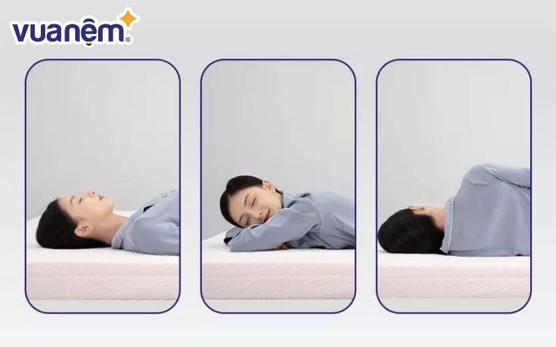 Cảm giác thoáng mát khi nằm trên nệm