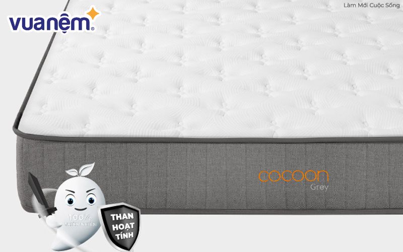 Nệm lò xo túi Cocoon Grey
