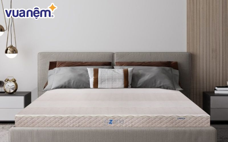 Nệm cao su 5Zone Liên Á 2m2x2m rất được yêu thích hiện nay