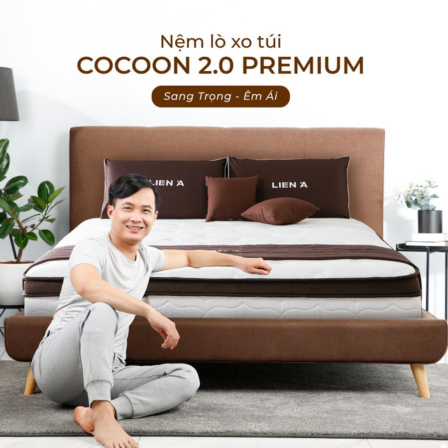 Nệm lò xo Cocoon 2.0 Premium sẽ giúp căn phòng của bạn trở nên sang trọng hơn