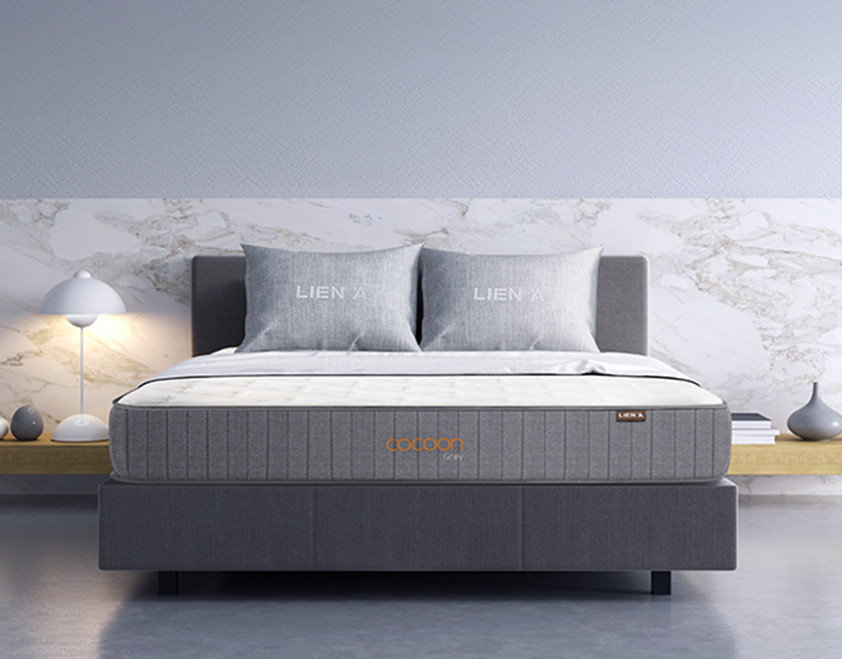 Nệm lò xo túi Cocoon Grey Liên Á