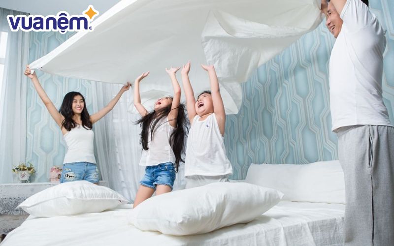 Nệm đa tầng Vạn Thành êm ái đem đến những giấc ngủ ngon, tái tạo năng lượng hiệu quả