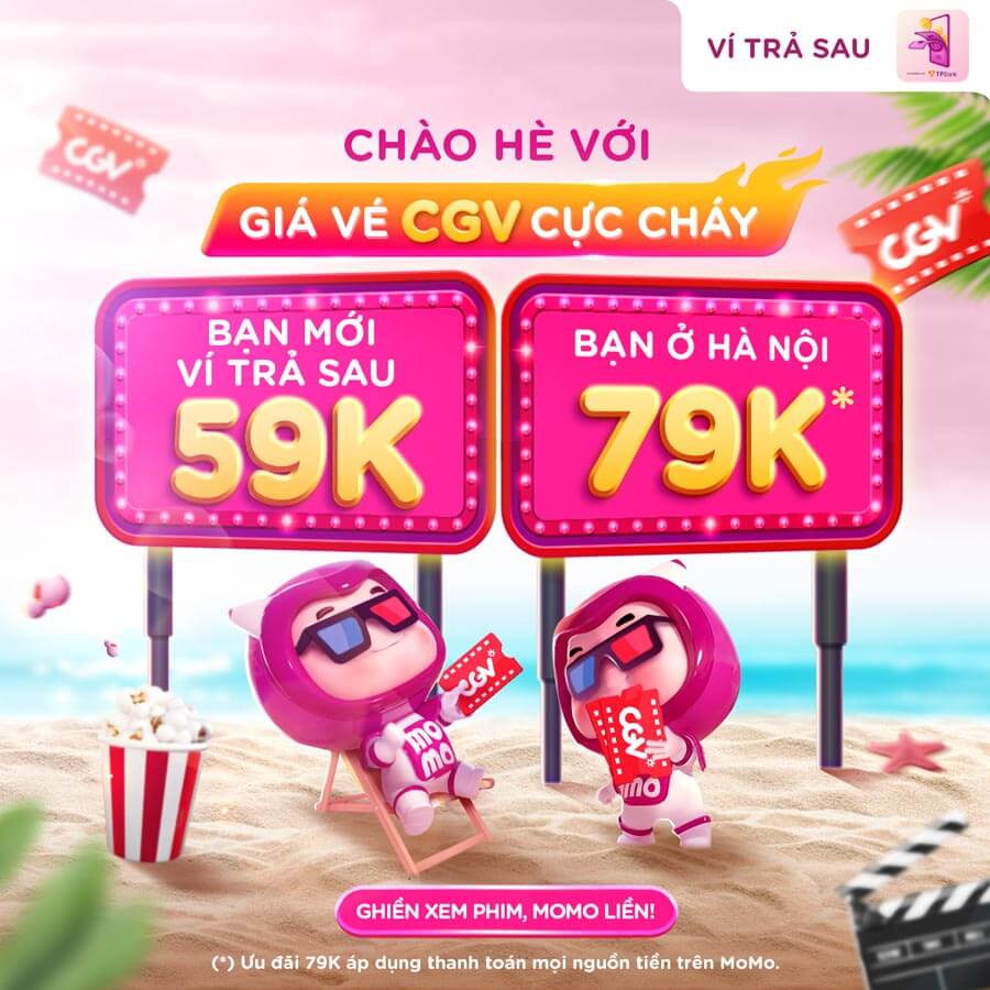 săn voucher xem phim trên momo app