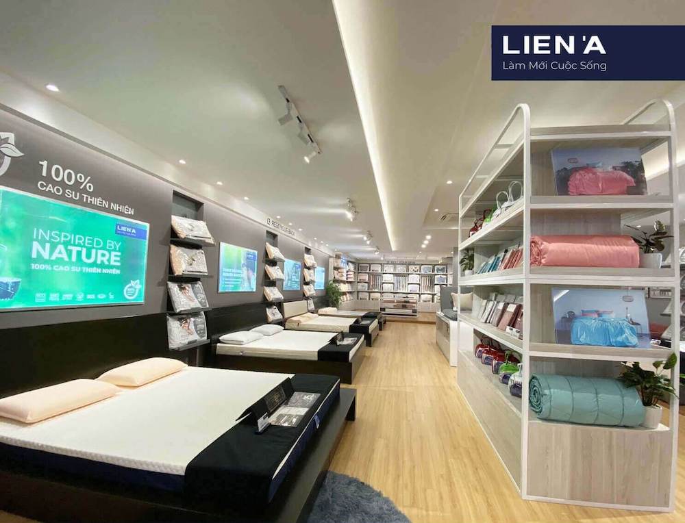 Cửa hàng, Showroom đại lý nệm Liên Á