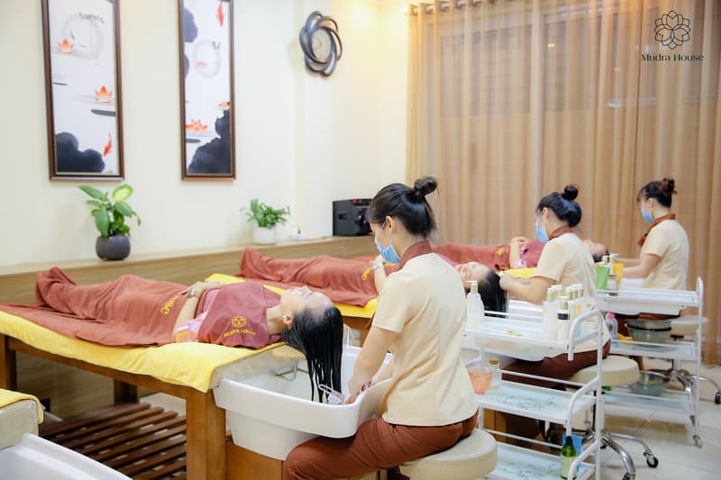 tiệm gội đầu dưỡng sinh hà nội Mudra House