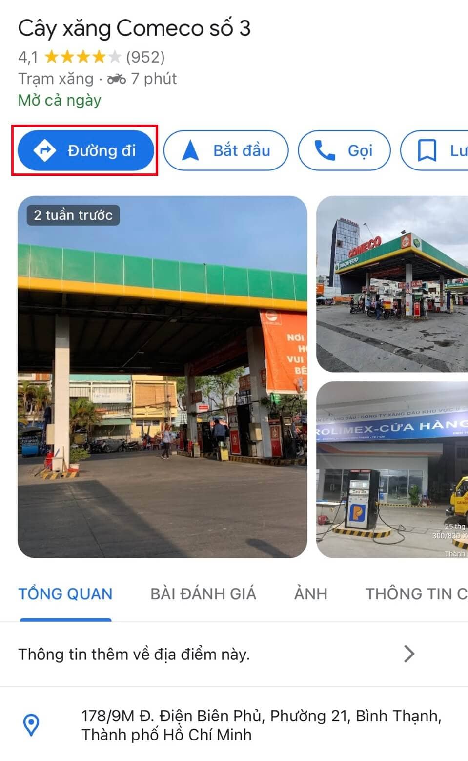 cách tìm cây xăng trên google map gần nhất