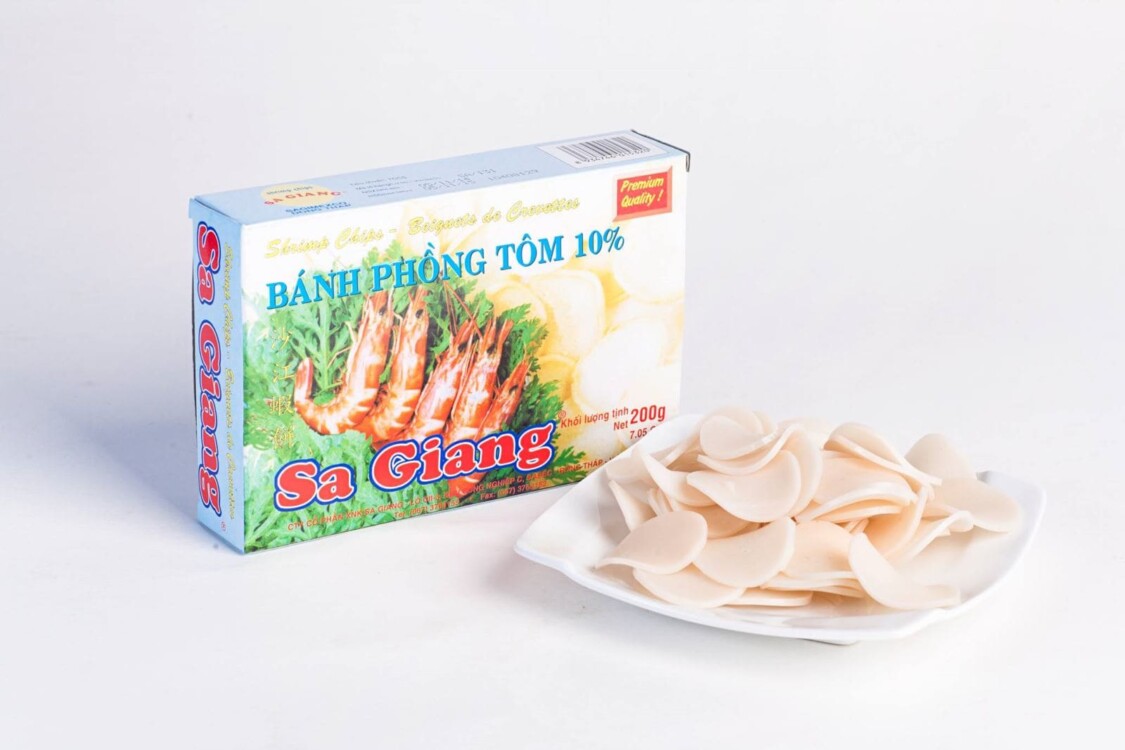 bánh phồng tôm Sa Giang đặc sản cao lãnh