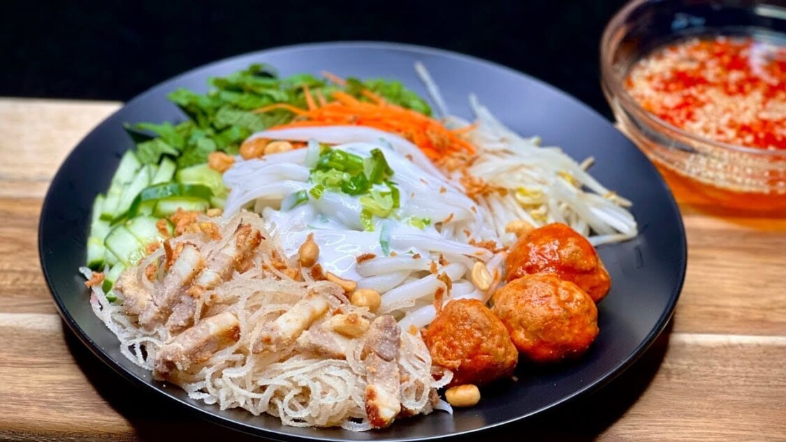 bánh tằm bì Cao Lãnh