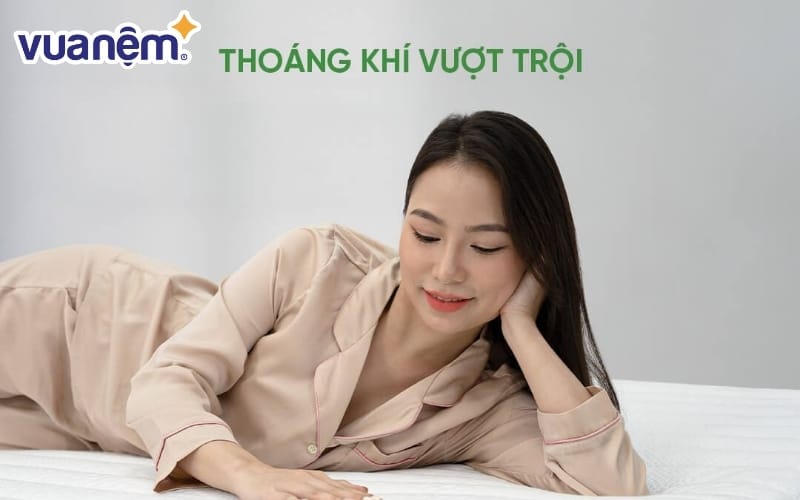 Áo nệm được may từ những chất liệu thoáng khí, an toàn với làn da