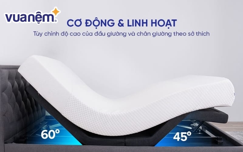 Giường điều khiển thông minh mang lại nhiều lợi ích cho sức khoẻ