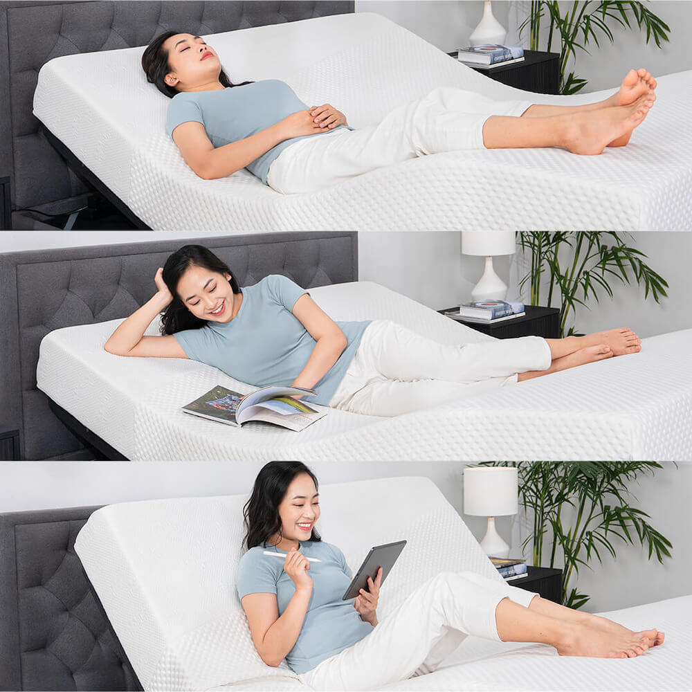 giường điều khiển thông minh sleeptek 2.0 của Vua Nệm