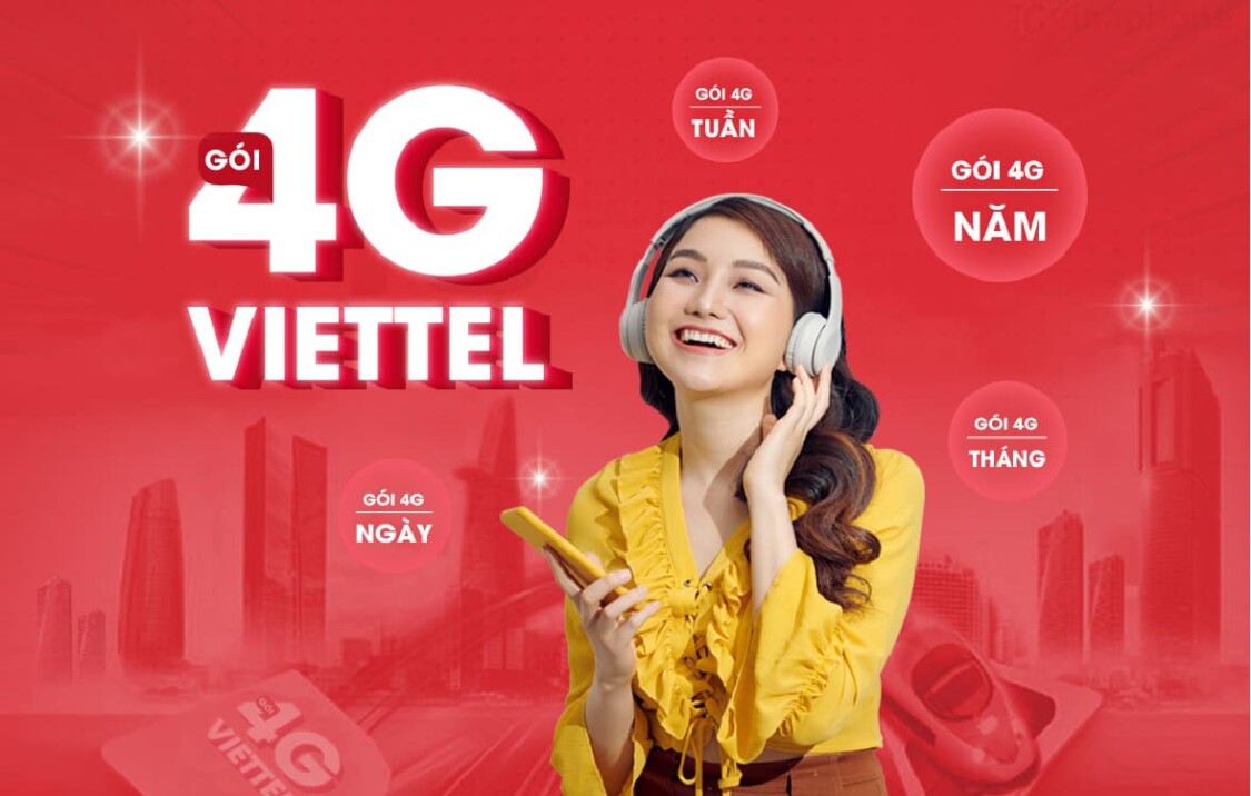 gói cước 4G Viettel phổ biến 