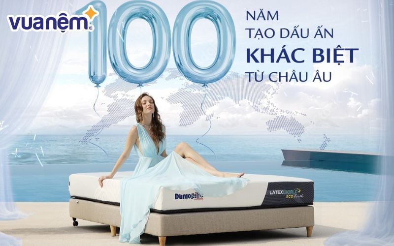 Dunlopillo – Thương hiệu nệm cao cấp đến từ Vương quốc Anh
