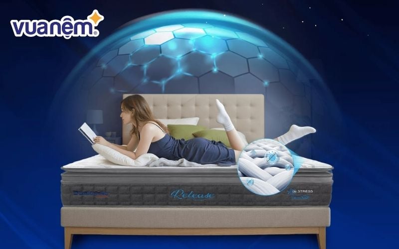 Nệm Dunlopillo với công nghệ hiện đại, chăm sóc giấc ngủ êm ái mỗi đêm
