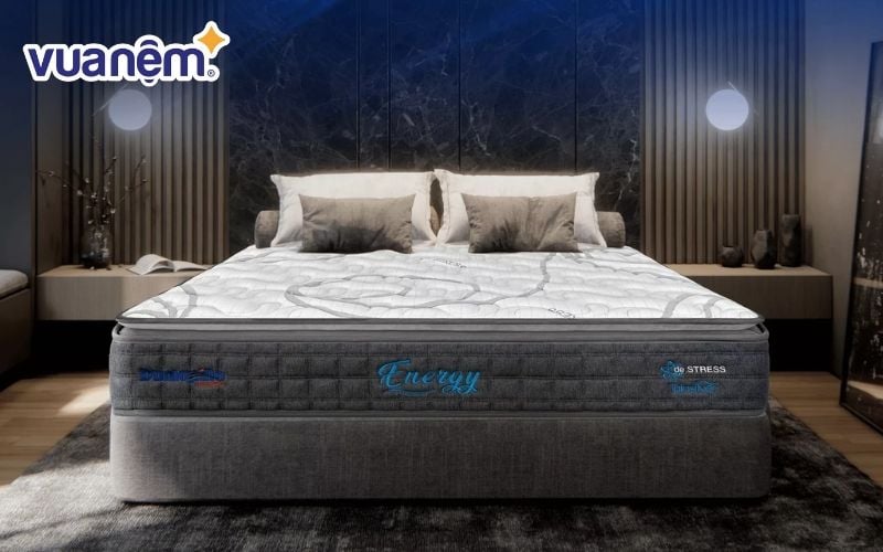 Nệm lò xo Dunlopillo de.Stress Energy 1m8 mang lại giấc ngủ thư giãn trọn vẹn