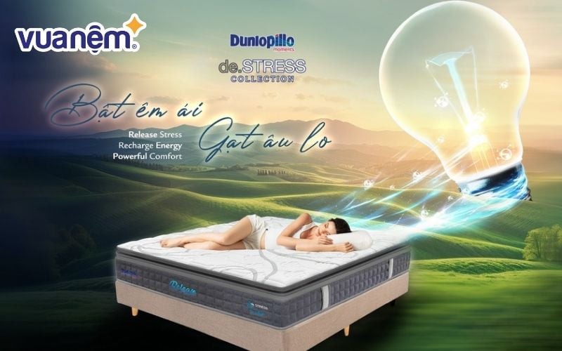 Khám phá bộ sưu tập nệm Dunlopillo mới nhất tại Vua Nệm