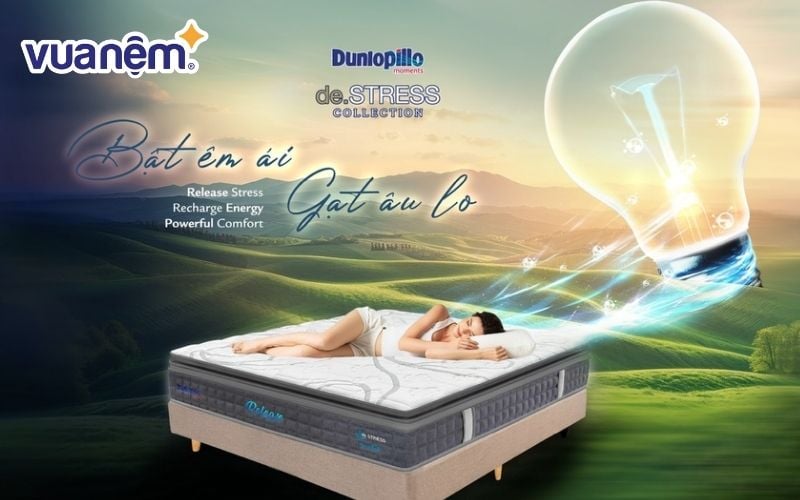 Khám phá bộ sưu tập nệm Dunlopillo mới nhất tại Vua Nệm
