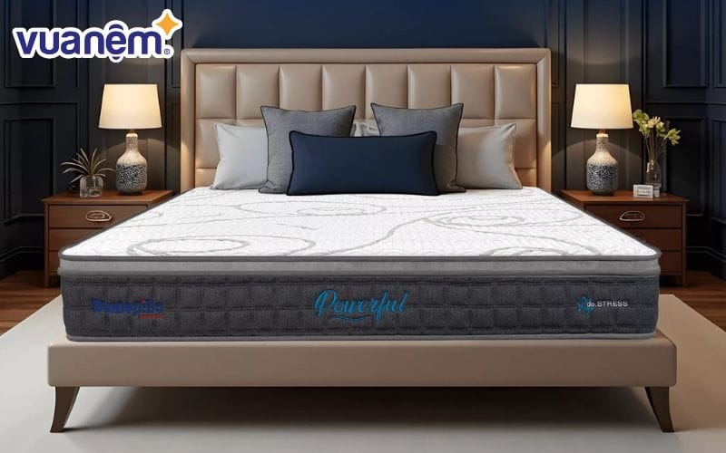 Nệm Dunlopillo de.Stress Powerful là lựa chọn phù hợp cho các dự án khách sạn và resort