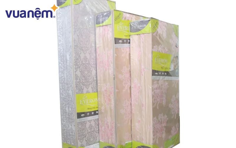 So sánh mẫu mã nệm bông ép Everon và bông ép Hanvico