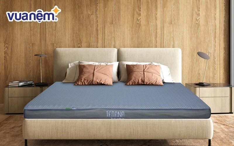 Nệm cao su Tatana mang đến một thiết kế tinh tế, bắt mắt và tiện lợi