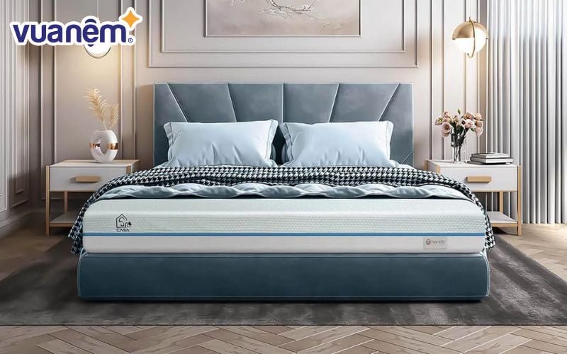 Nệm Amando là lựa chọn tuyệt vời dành cho những ai ưu tiên sự êm ái, ôm sát cơ thể và thiết kế hiện đại
