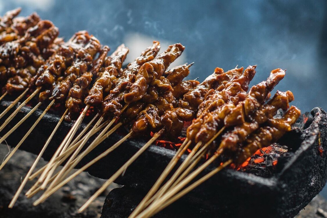 thịt nướng satay Đặc sản singapore 