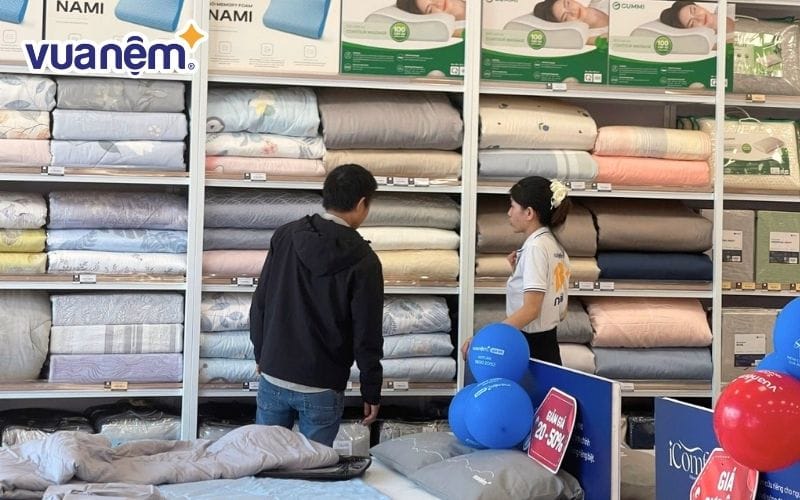 Chăm sóc giấc ngủ chất lượng với chăn ga gối Vua Nệm