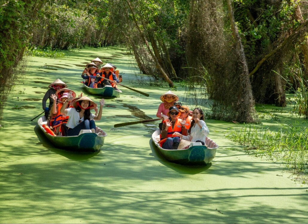 làng nổi Tân Lập - Long An miền tây