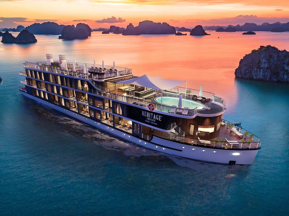 Du thuyền Heritage Cruises Bình Chuẩn chất lượng 5 sao