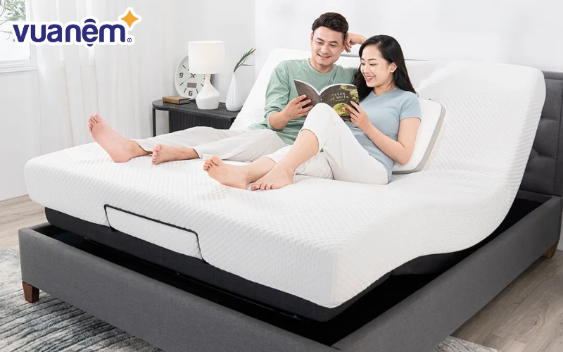 Giường điện sử dụng nguồn điện dân dụng 220V cấp vào hệ thống motor