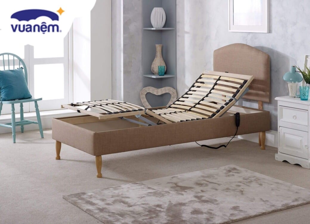 giường điều khiển thông minh dành cho người độc thân