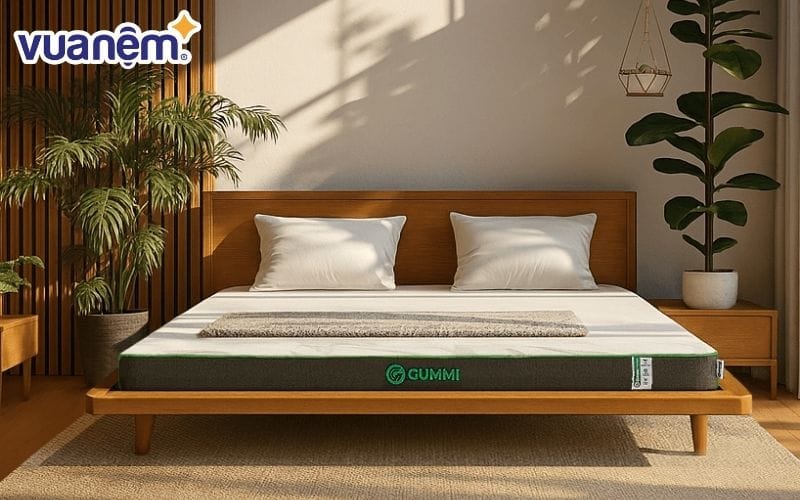 Gummi Premium được cải tiến với lõi cao su kết hợp than tre hoạt tính