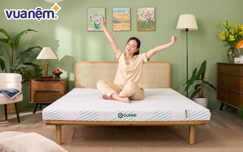 Gummi Signature nổi bật với lõi cao su thiên nhiên tích hợp tinh chất trà xanh