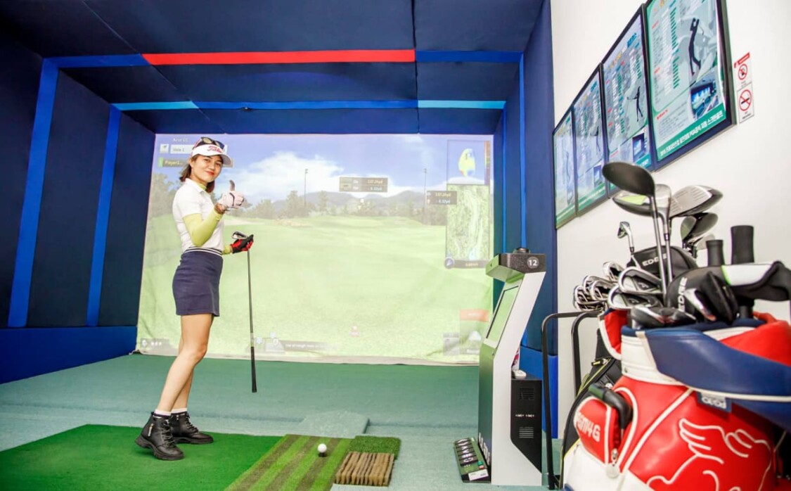 Phòng golf 3D Hà Nội the Golf Hub