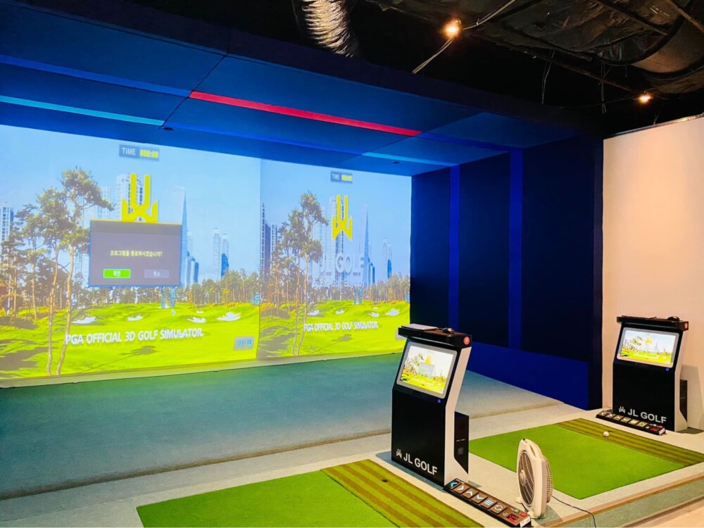 phòng tập golf 3D trong nhà