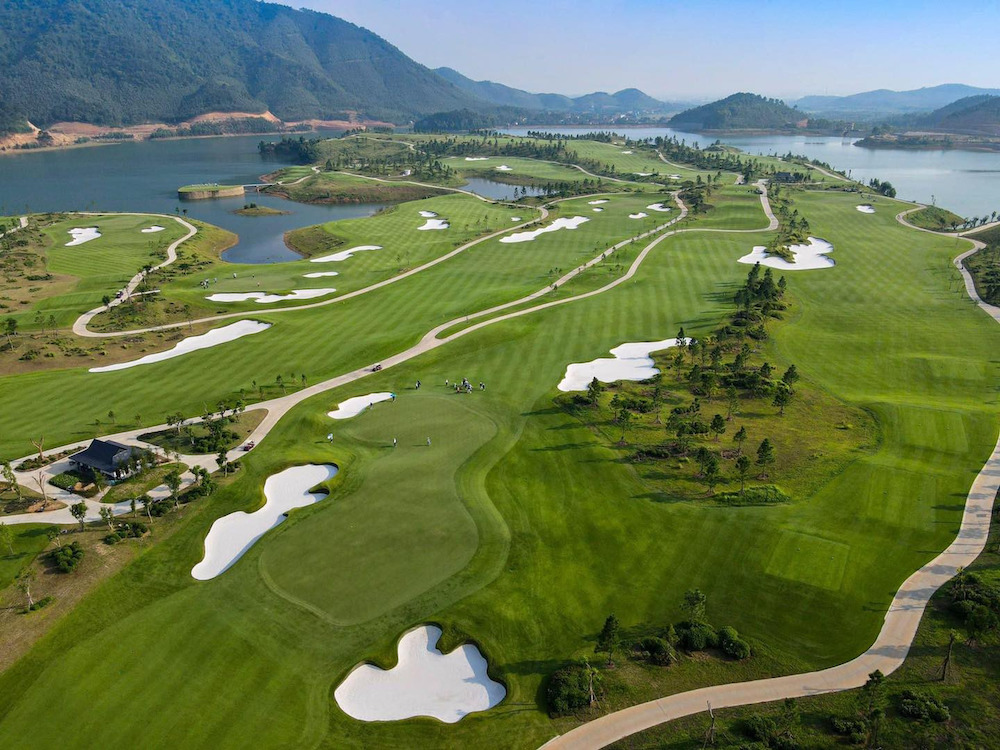 sân golf lanh thanh rộng bao nhiêu ha