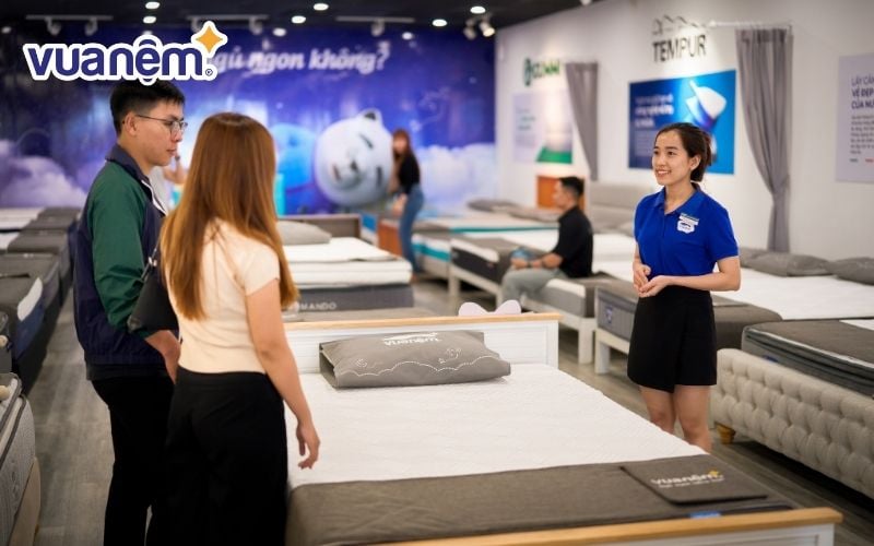 Mua nệm Dunlopillo và nệm Liên Á chính hãng giá tốt tại Vua Nệm