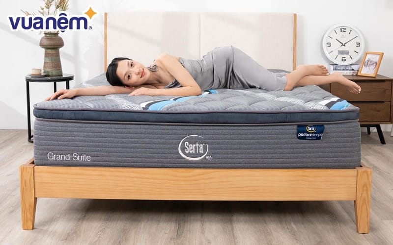 Serta cũng là thương hiệu nệm được nhiều người tiêu dùng đánh giá cao về mẫu mã và chất lượng
