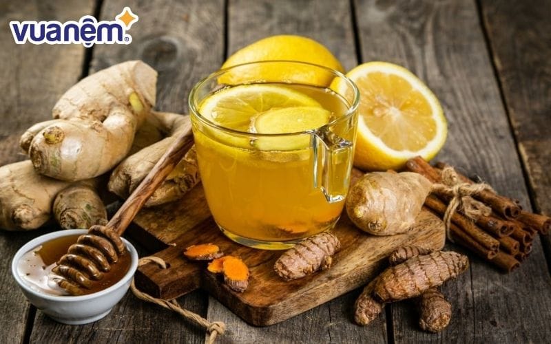 Uống trà gừng để xua tan cơn buồn ngủ