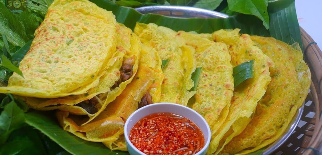 ăn tối quận 11 tại quán bánh xèo cô ba Phan rang