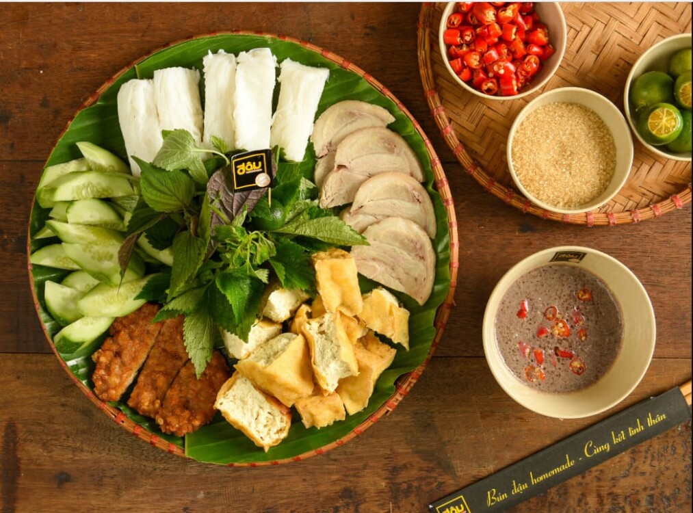 ăn trưa quận bình thạnh ở bún đậu homemade