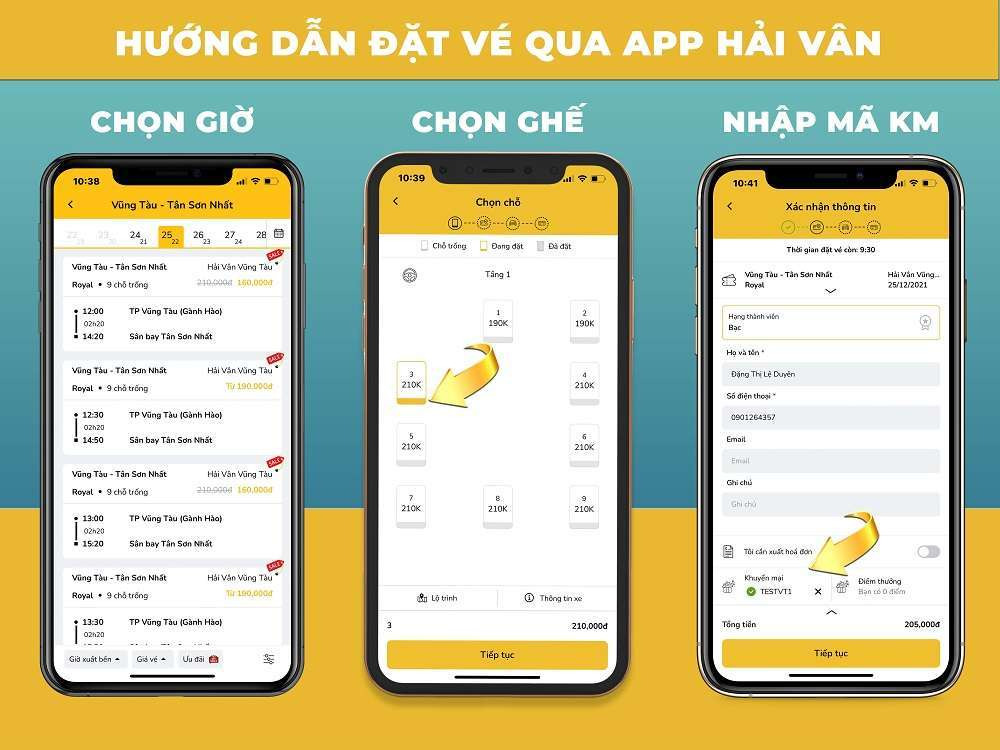  App đặt vé tàu haivan