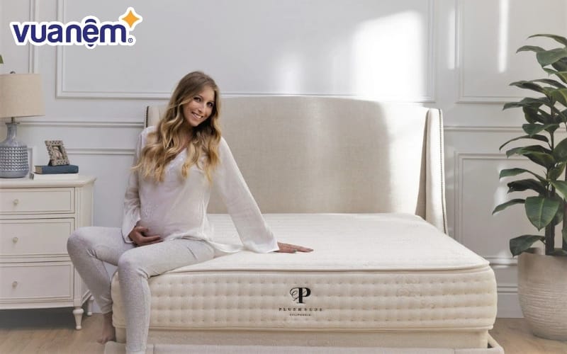 Bà bầu nên nằm nệm lò xo túi độc lập