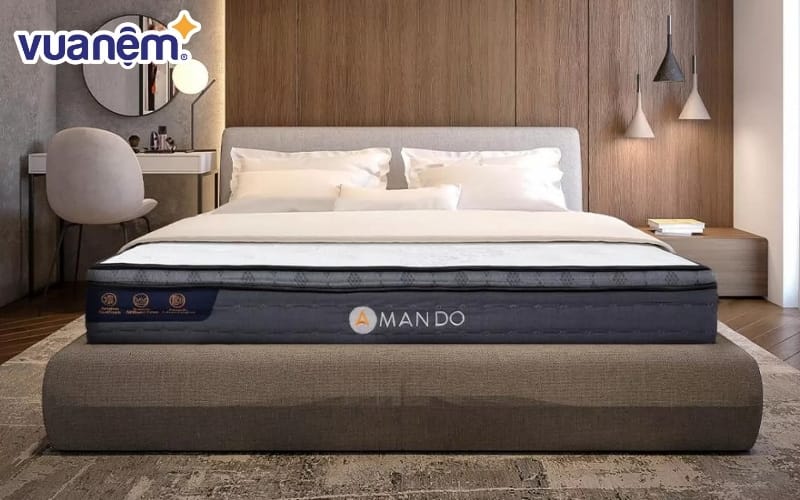 Nệm lò xo túi cho bà bầu Amando Elite Plus